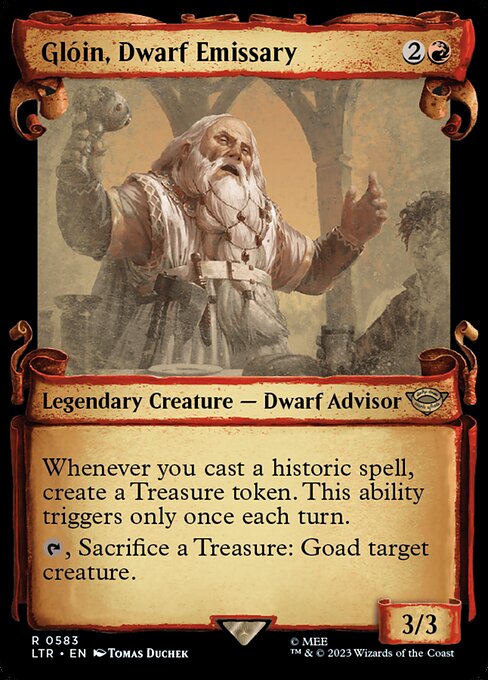 Glóin, Dwarf Emissary [Scroll Showcase]