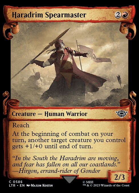 Haradrim Spearmaster [Scroll Showcase]