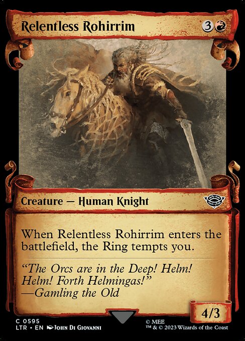 Relentless Rohirrim [Showcase Foil]