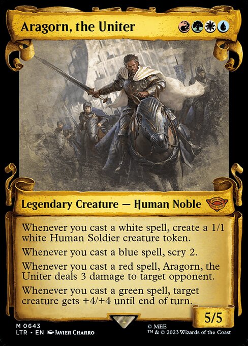 Aragorn, the Uniter [Showcase Foil]
