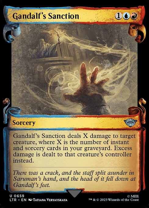 Gandalf's Sanction [Showcase Foil]