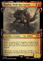 Mauhúr, Uruk-hai Captain [Scroll Showcase]