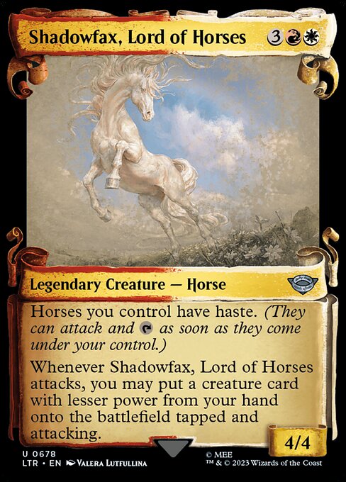 Shadowfax, Lord of Horses [Scroll Showcase]