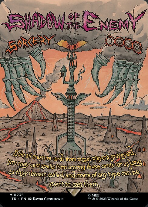 Shadow of the Enemy [Borderless Poster]
