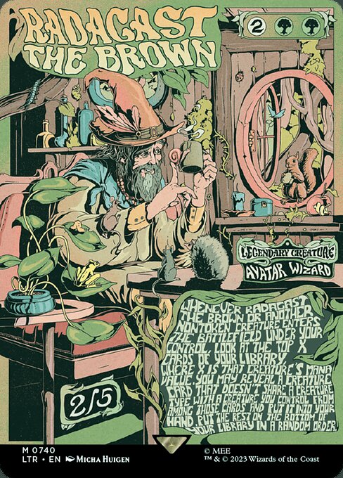 Radagast the Brown [Borderless Poster]