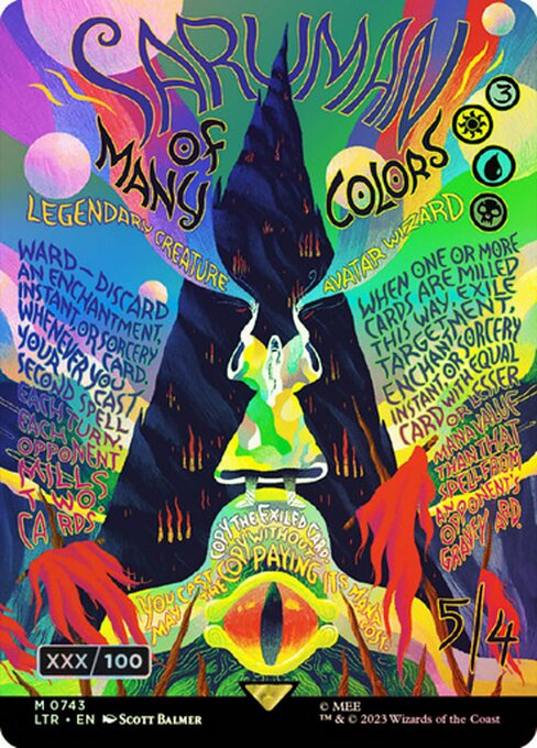 Saruman of Many Colors [Borderless Foil]