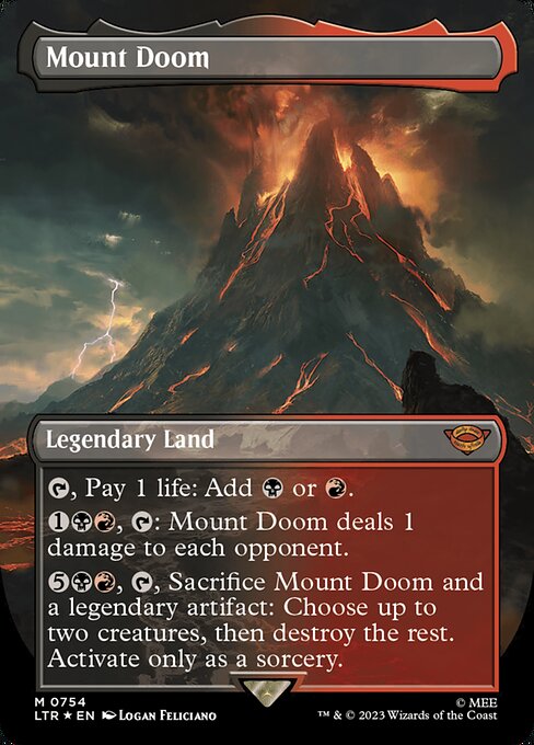 Mount Doom [Borderless Surge Foil]