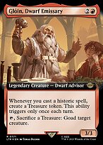 Glóin, Dwarf Emissary [Extended Surge Foil]