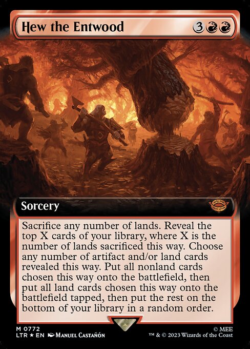 Hew the Entwood [Extended Surge Foil]