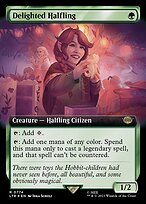 Delighted Halfling [Extended Surge Foil]