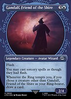 Gandalf, Friend of the Shire [Ring Showcase Surge Foil]