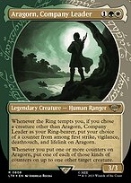 Aragorn, Company Leader [Ring Showcase Surge Foil]