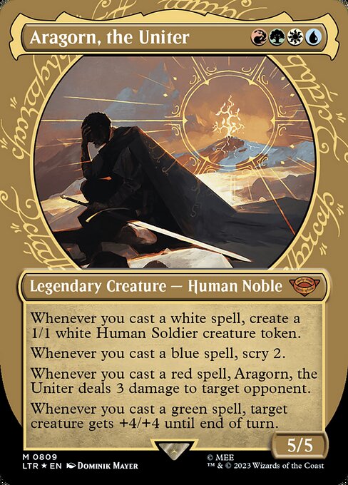 Aragorn, the Uniter [Ring Showcase Surge Foil]