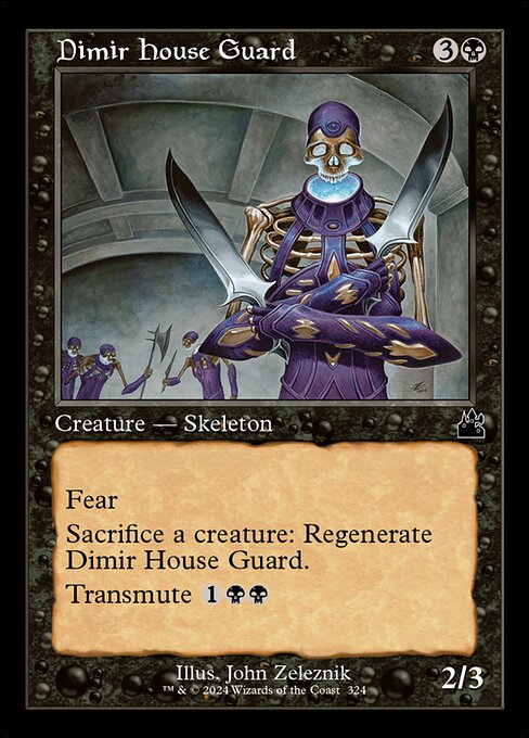 Dimir House Guard [Retro Frame Foil]