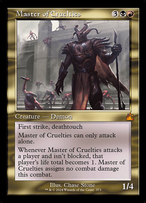 Master of Cruelties [Retro Frame]