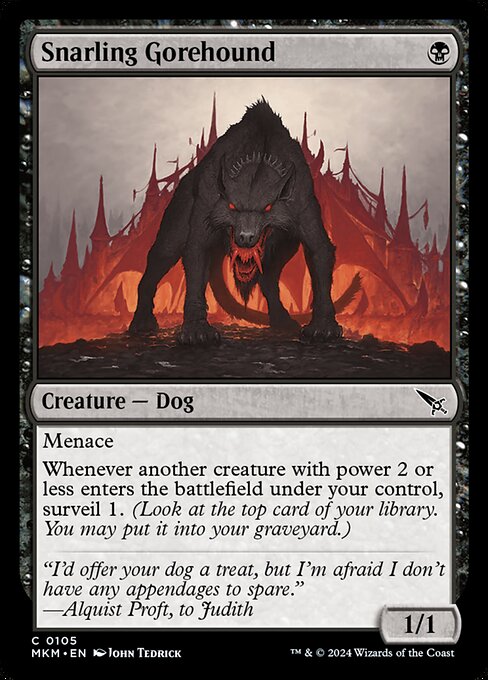 Snarling Gorehound [Foil]
