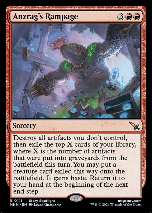 Anzrag's Rampage [Foil]