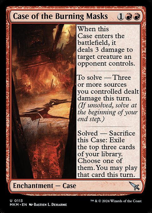 Case of the Burning Masks [Foil]