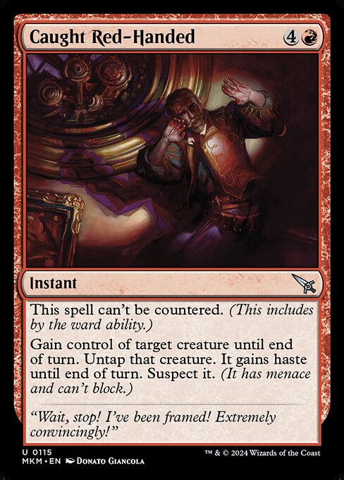 Caught Red-Handed [Foil]