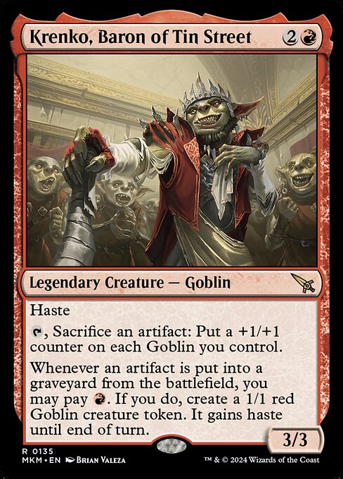Krenko, Baron of Tin Street [Foil]
