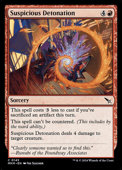 Suspicious Detonation [Foil]