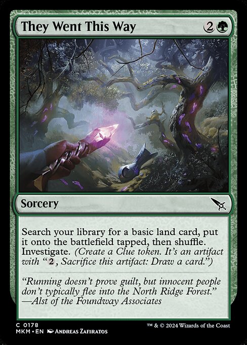 They Went This Way [Foil]