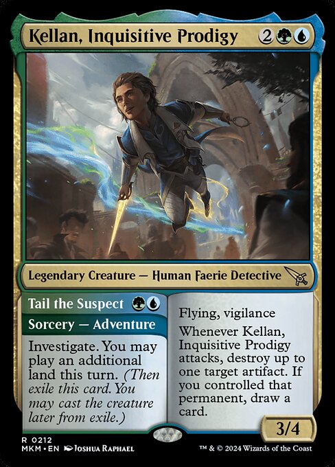 Kellan, Inquisitive Prodigy // Tail the Suspect [Foil]