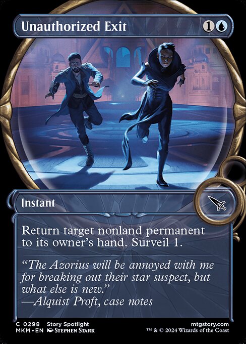 Unauthorized Exit [Showcase Foil]