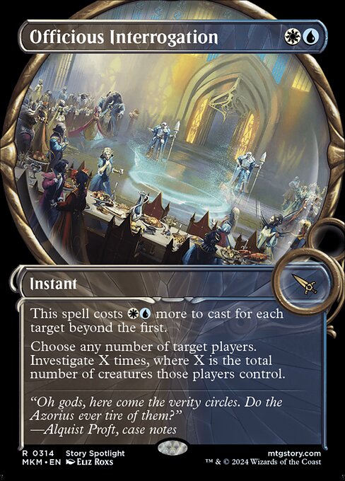 Officious Interrogation [Showcase Foil]