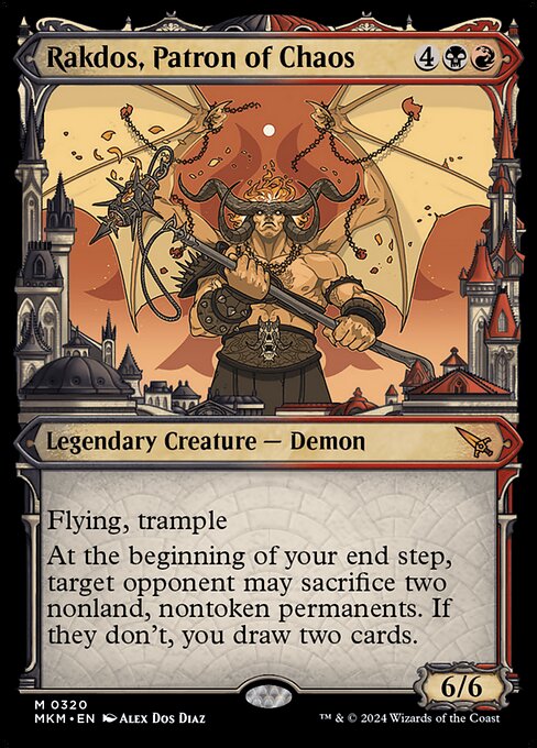 Rakdos, Patron of Chaos [Showcase Foil]