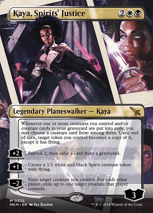 Kaya, Spirits' Justice [Borderless Foil]