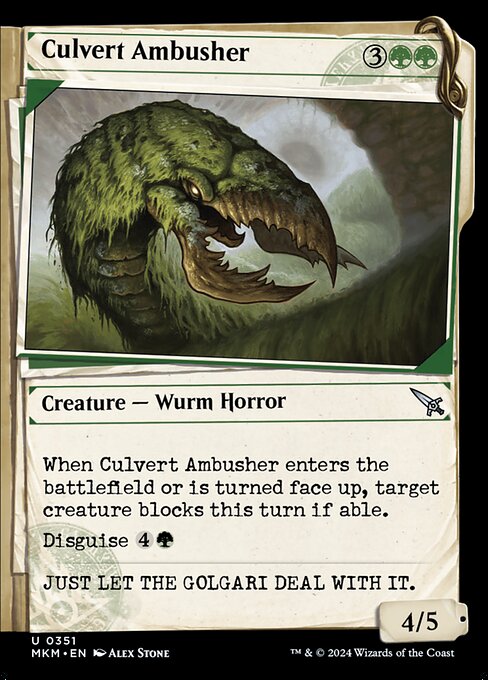 Culvert Ambusher [Showcase Foil]