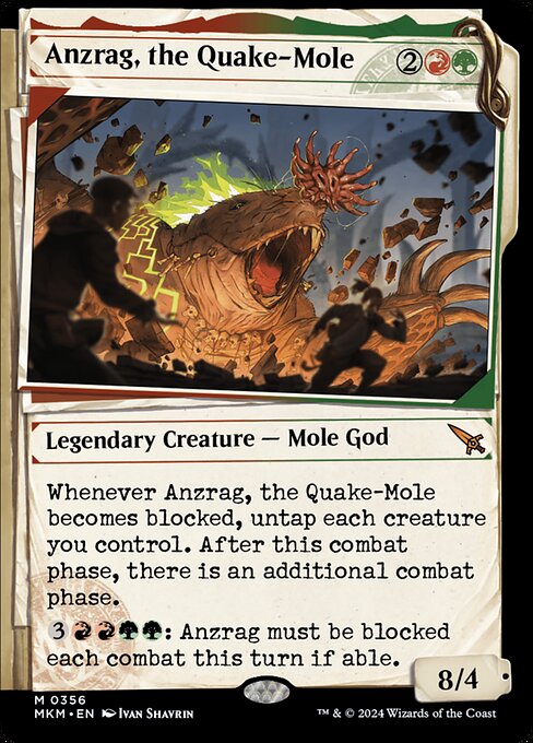 Anzrag, the Quake-Mole [Showcase Foil]