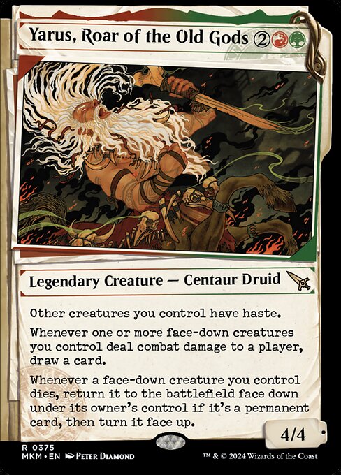Yarus, Roar of the Old Gods [Showcase Foil]
