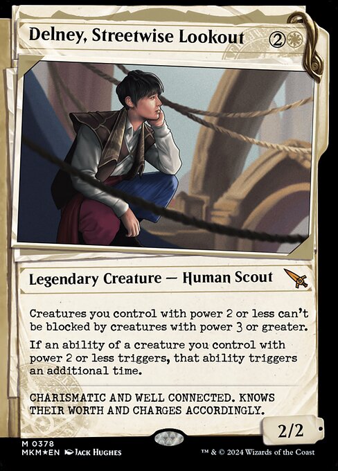 Delney, Streetwise Lookout [Showcase Foil]