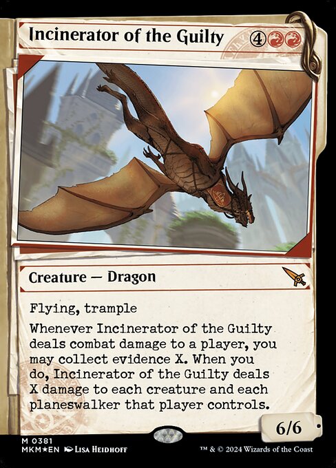 Incinerator of the Guilty [Showcase Foil]