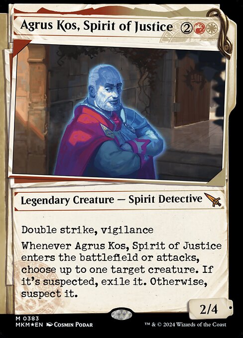 Agrus Kos, Spirit of Justice [Showcase Foil]
