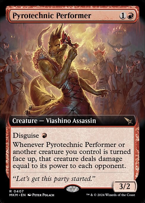Pyrotechnic Performer [Extended Artwork Foil]