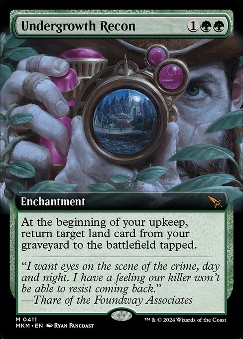 Undergrowth Recon [Extended Artwork Foil]