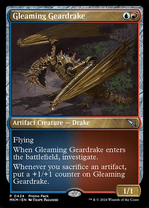 Gleaming Geardrake [Promo Foil]