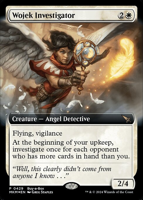 Wojek Investigator [Buy-A-Box Extended Artwork Foil]