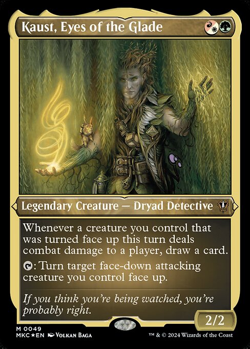 Kaust, Eyes of the Glade [Etched Foil]