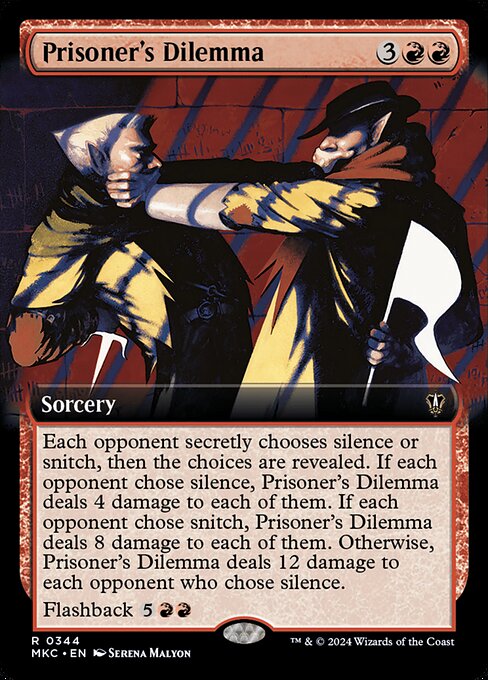 Prisoner's Dilemma [Extended Artwork Foil]
