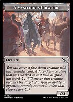 A Mysterious Creature Token TMKM