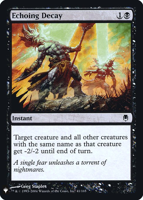 Echoing Decay [Foil]