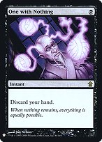 One with Nothing [Foil]