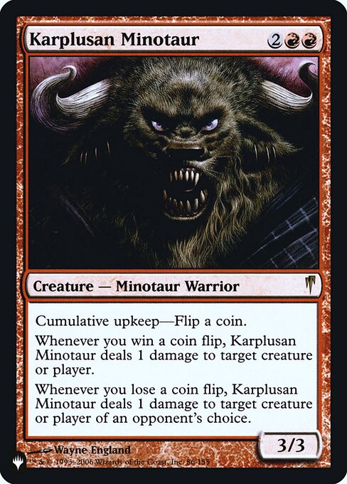 Karplusan Minotaur [Foil]