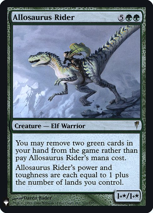 Allosaurus Rider [Foil]