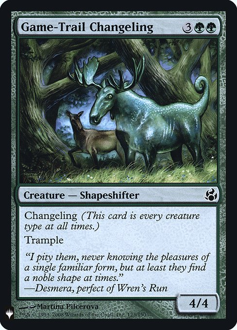 Game-Trail Changeling [Foil]