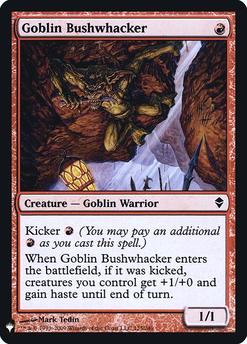 Goblin Bushwhacker [Foil]